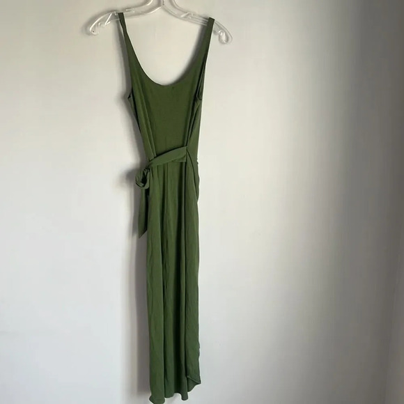 NEW Reformation Kaila Midi Dress Green - Picture 7 of 9